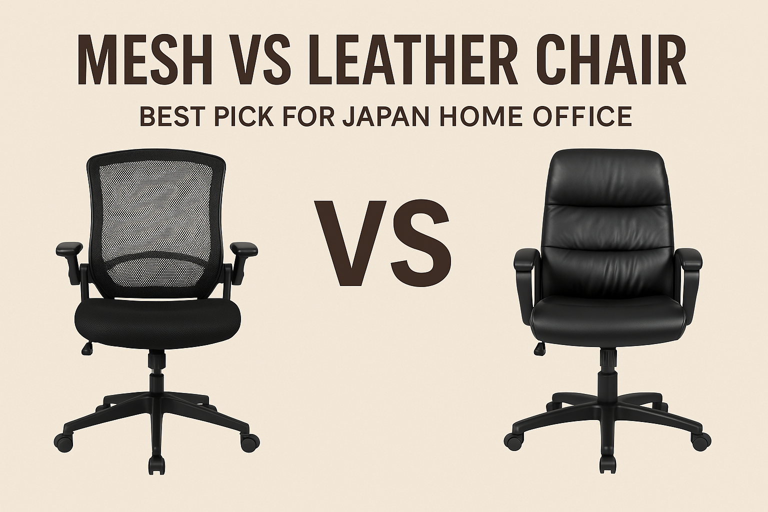Mesh vs Leather Chair: Best Pick for Japan Home Office